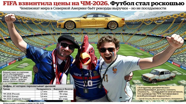 FIFA взвинтила цены на ЧМ-2026. Футбол стал роскошью