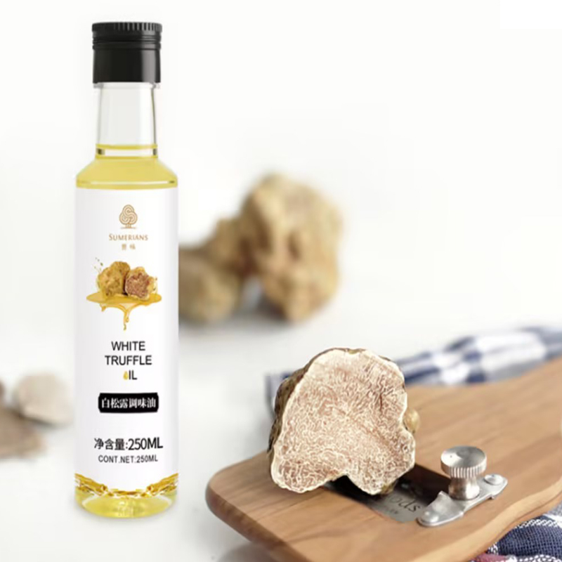 black truffle oil with olive oil